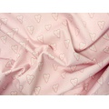 Ткань Gütermann With Love (розовый/сердце с бантиком) - Фото №1