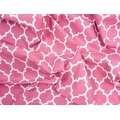 Ткань Gütermann Portofino (ярко-розовый/крупный белый узор) - Фото №1