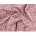 Ткань Gütermann Pemberley (темно-розовый/полоски с цветочным орнаментом) - Фото №1