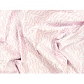Ткань Gütermann Long Island (белый/розовый рисунок) - Фото №1