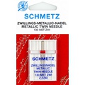 Двойная игла для ниток металлик NM80 NE2.5 Schmetz 130MET-ZWI 1 шт 
