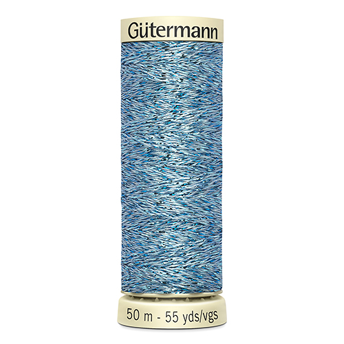 Gütermann Metallic Effect №90 50м цвет 143, голубой 