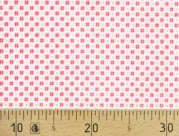 Ткань Gütermann Summer Loft (розоватый/розовые крестики) 