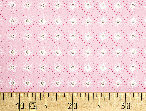 Ткань Gütermann Portofino (розовый/бежевый круг на солнце) 