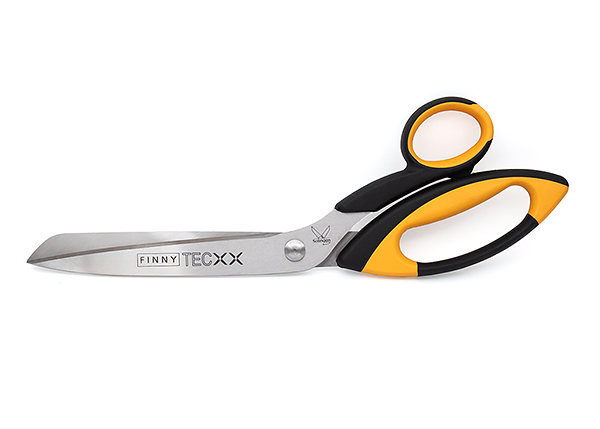 Ножницы FINNY Tec X 31 см усиленные для кевлара и стекловолокна, два зубчатых лезвия 