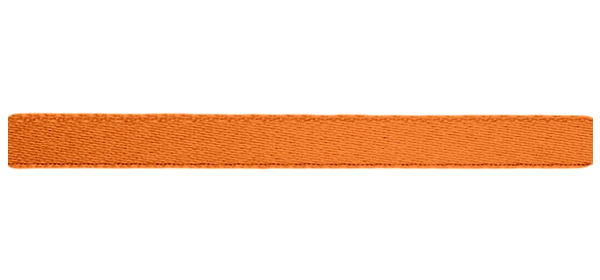 Атласная лента  (10мм), оранжевый 