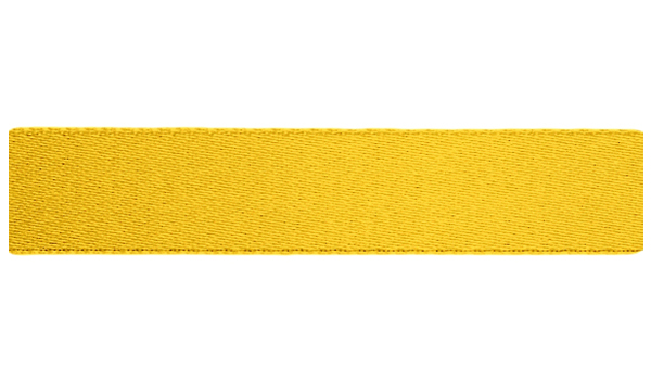 Атласная лента (25мм), желтый 